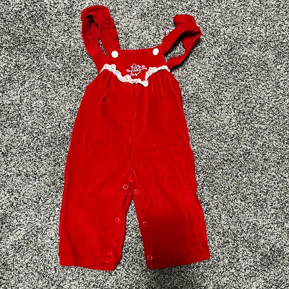 Vintage Corduroy Overalls 12 month - Picture 1 of 4
